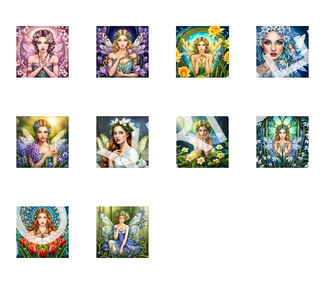 Spring Flower Fairy Collection - ALL 10 SETS 320 Pages to Download